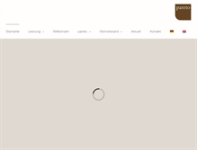Tablet Screenshot of pareto-managementpartner.de